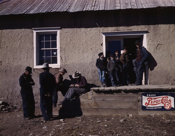 General store, Chacon, New Mexico, 1943. Creator: John Collier.