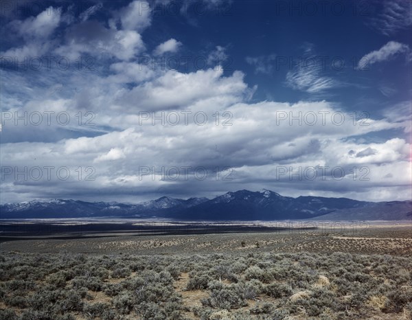 Mountains in northern New Mexico, ca. 1943. Creator: John Collier.