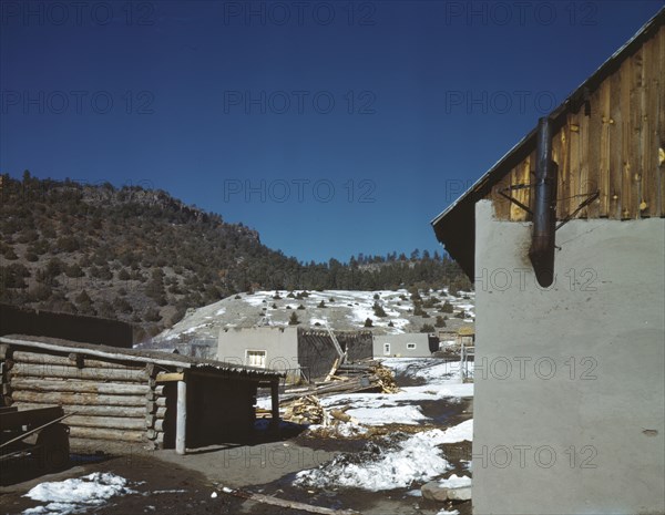 Placita, near Penasco, Taos Co., New Mexico, 1943. Creator: John Collier.