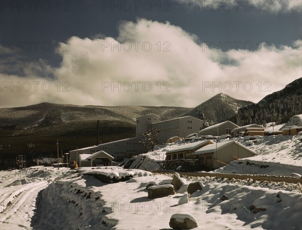 First snow of the season in the foothills of the Little Belt Mount..., Meagher County, Montana, 1942 Creator: Russell Lee.