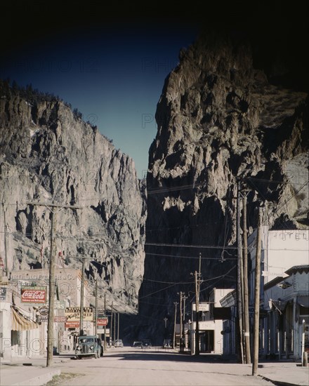 Main Street, Creede, Colorado, 1942. Creator: Andreas Feininger.