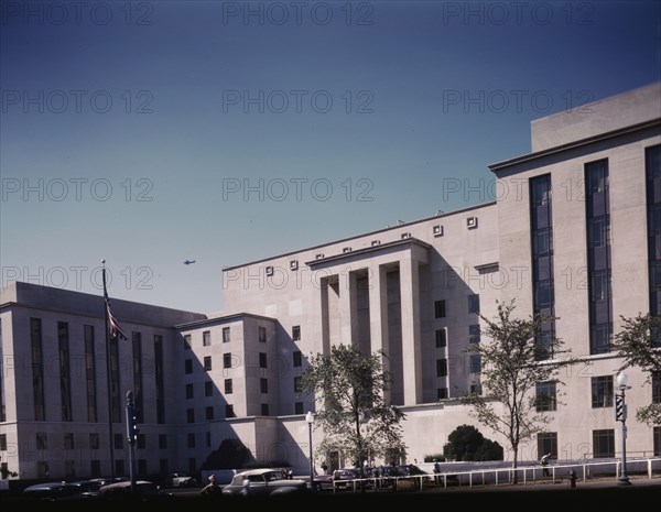 War Department Building at 21st and Virginia Avenue, N.W., Washington, D.C., ca. 1943. Creator: Unknown.