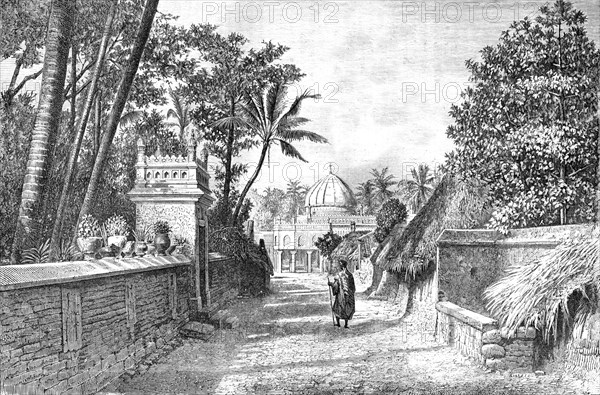 'Mosque of Nuthur, near Trichinopoly; Trichinopoly and Madura (Southern India), and their Temples', Creator: Unknown.