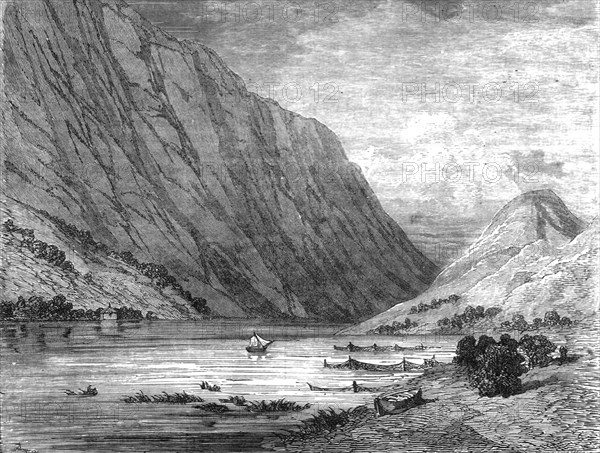 'View of the Trondhjem Fiord; Northern Wanderings', 1875. Creator: Frank Usher.