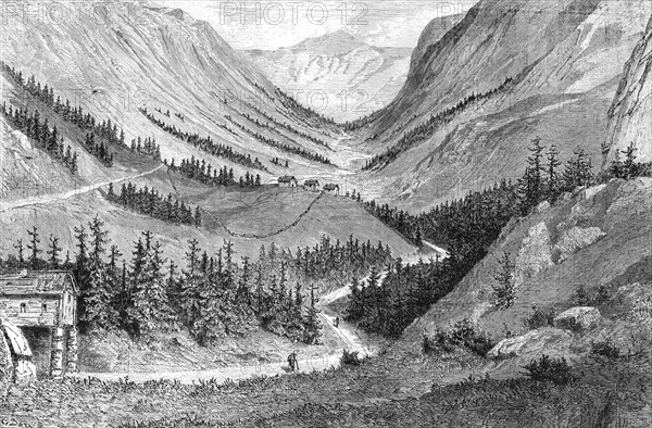 'View near Klaebo; Northern Wanderings', 1875. Creator: Frank Usher.