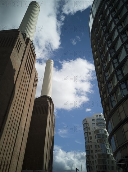 Around Battersea Power Station, London, UK, Oct 2021. Creator: Ethel Davies.