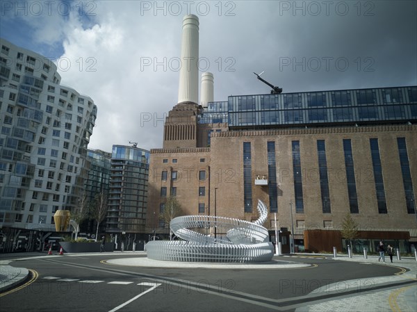 Around Battersea Power Station, London, UK, Oct 2021. Creator: Ethel Davies.