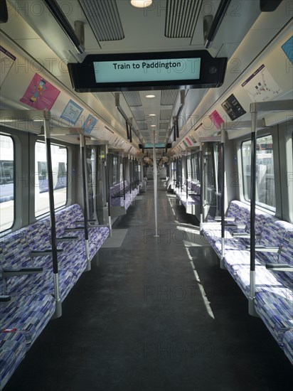 Elizabeth Line, Abbey Wood, London, UK, May 2022. Creator: Ethel Davies.