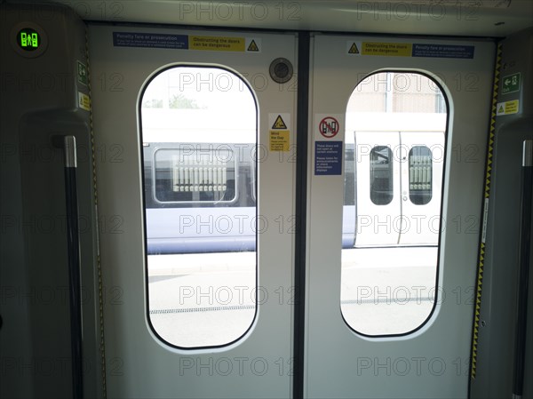 Elizabeth Line, Abbey Wood, London, UK, May 2022. Creator: Ethel Davies.