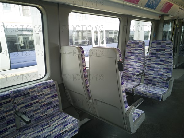 Elizabeth Line, Abbey Wood, London, UK, May 2022. Creator: Ethel Davies.