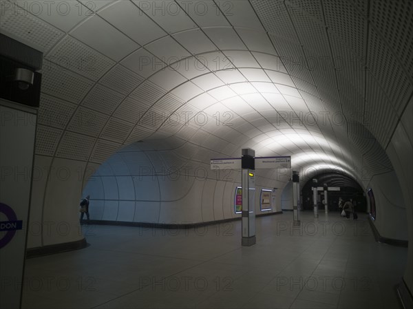 Elizabeth Line, Liverpool St, London, UK, May 2022. Creator: Ethel Davies.