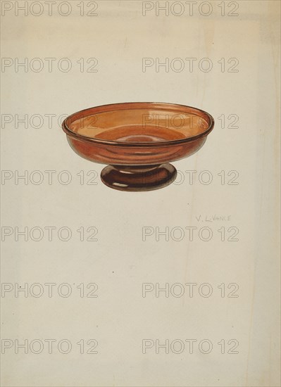 Dish, c. 1940.