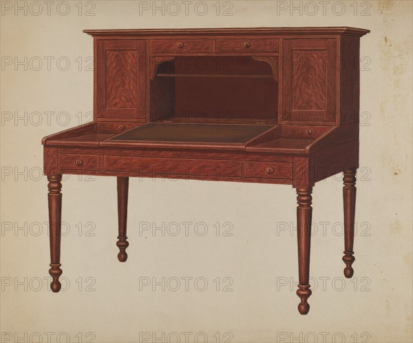 Desk, c. 1937.