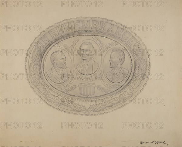 Platter, c. 1938.