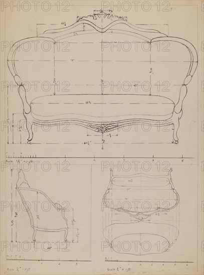 Sofa, c. 1936.