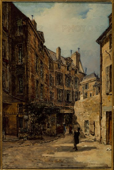 Cour de Rohan, c1900.