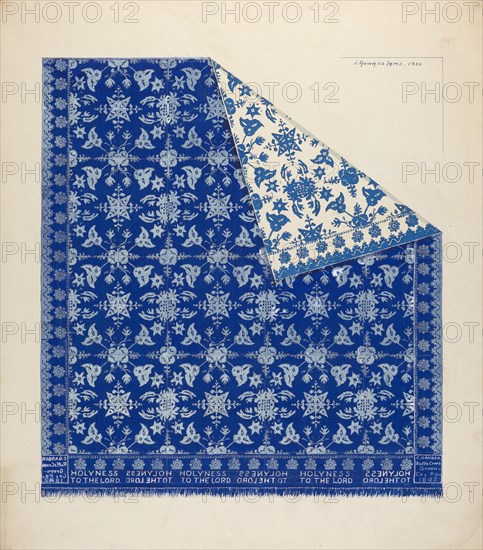 Coverlet, 1936.