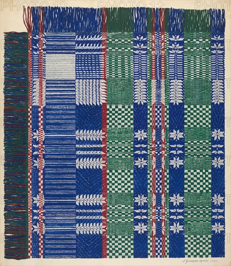 Coverlet, 1937.