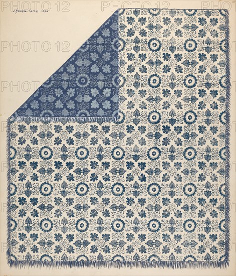 Coverlet, 1936.