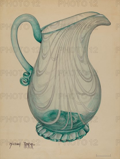 Pitcher, c. 1936.