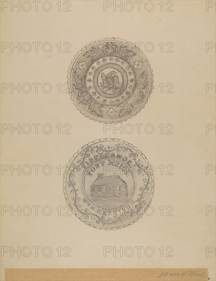 Cup Plates, 1935/1942.