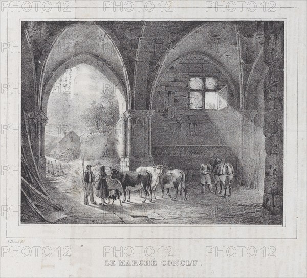 La Marché Conclu, ca. 1834.