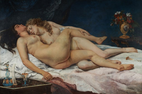 Le sommeil, 1866.