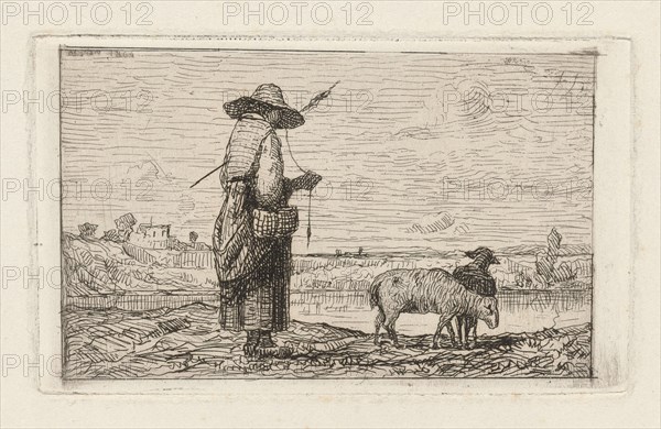 Shepherdess, 1861.