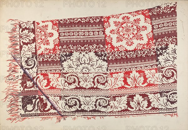 Coverlet, c. 1936.