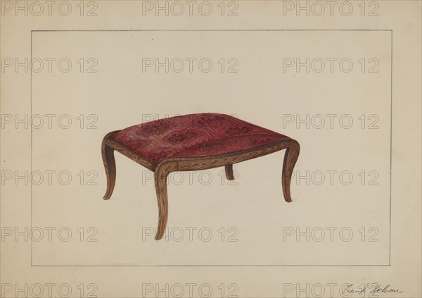 Foot Stool, c. 1937.