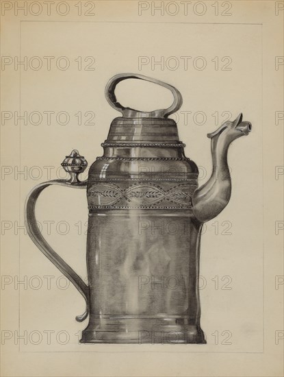 Pewter Pitcher, c. 1936.