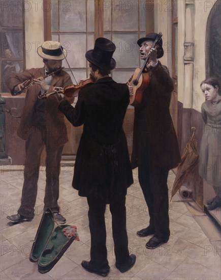 Musicians, 1883.