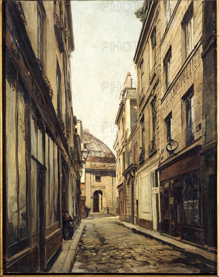 Rue Sauval, 1886.