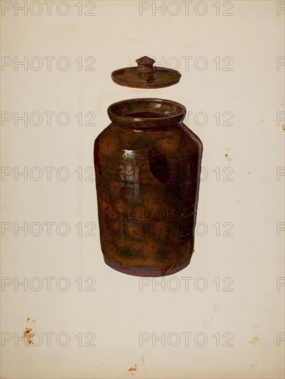 Covered Jar, c. 1940.