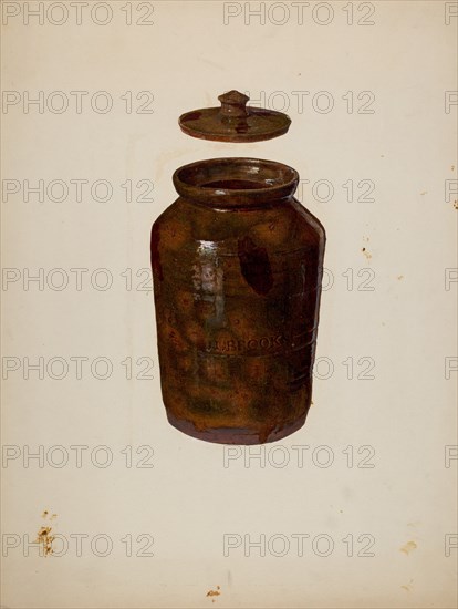 Covered Jar, c. 1940.