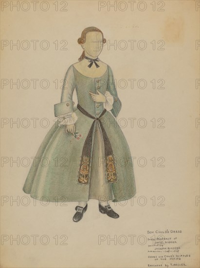 Boy's Dress, c. 1936.