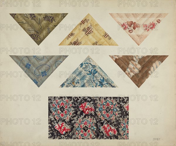 Patchwork Quilt, c. 1938.