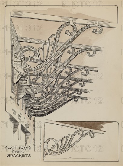 Iron Brackets, 1935/1942.