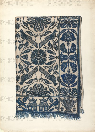 Coverlet, c. 1940.