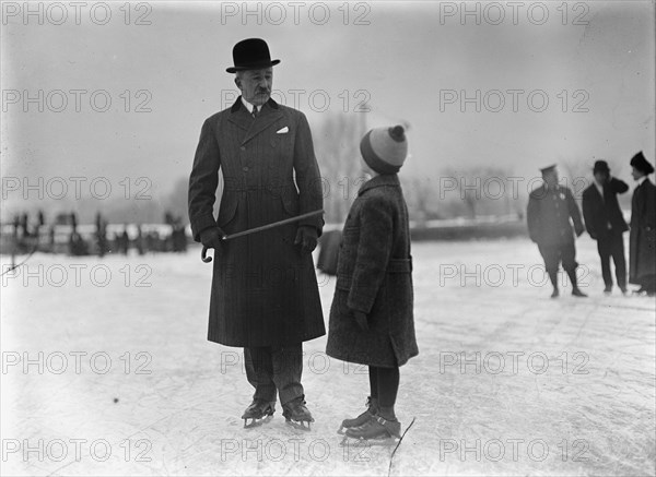 Skating Party, 1912.