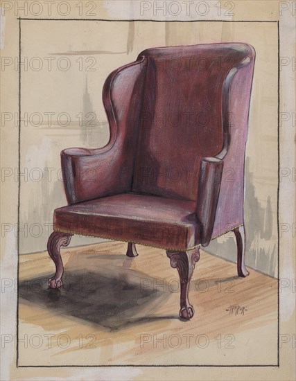 Wing Chair, c. 1936.