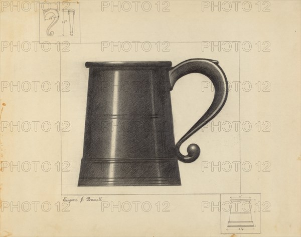 Pewter Mug, c. 1939.