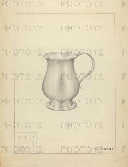 Silver Mug, c. 1936.
