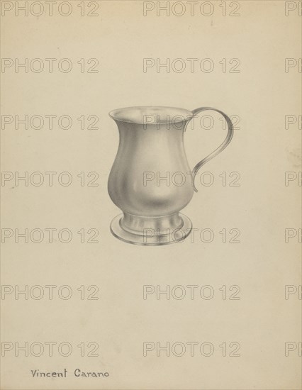 Silver Mug, c. 1937.