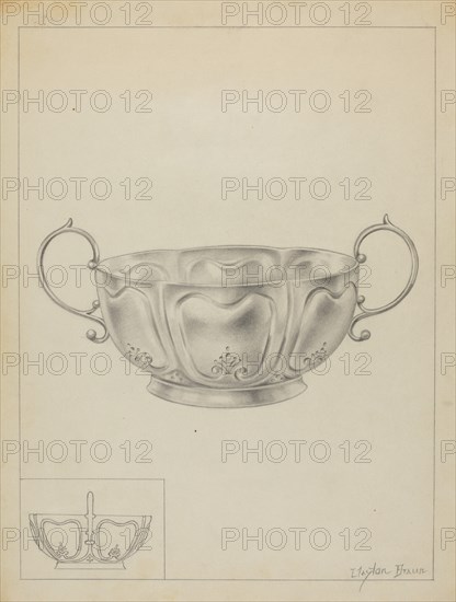 Silver Bowl, c. 1936.