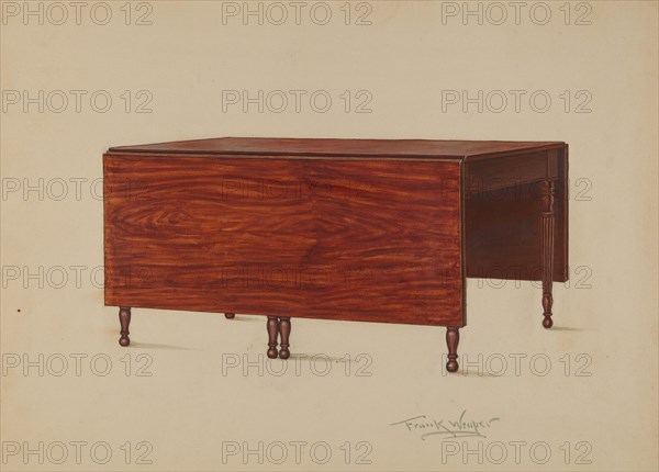 Drop Leaf Table, 1936.