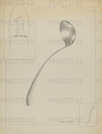 Silver Ladle, c. 1936.