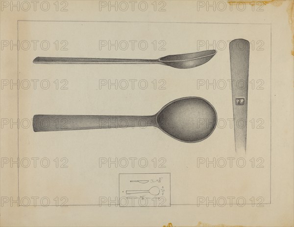 Pewter Spoon, c. 1936.