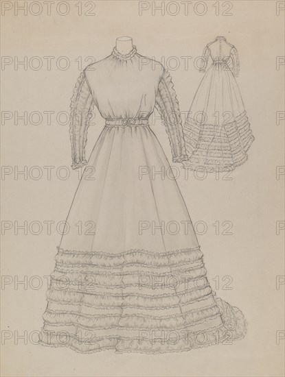 Wedding Dress, c. 1936.