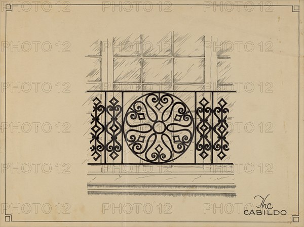 Window Grille, 1935/1942.